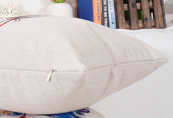 plain linen cushion cover