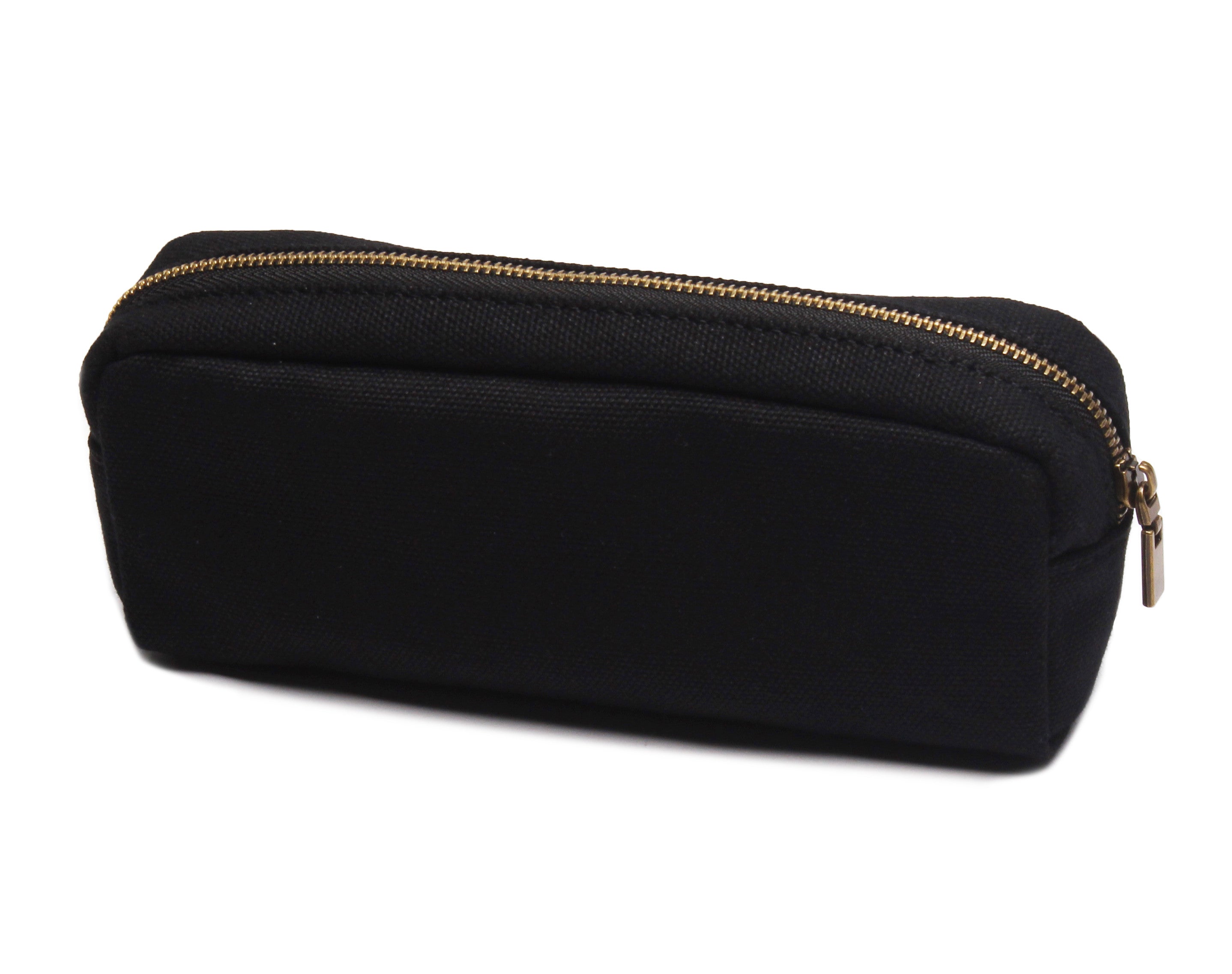 plain white canvas pencil case