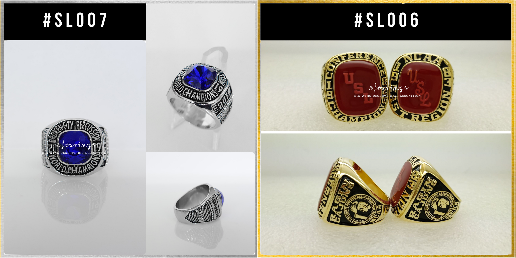 FoxRings Past Projects (School Graduation, Fraternity, Class Rings ...