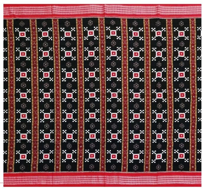 Pasapalli design Sambalpuri cotton saree