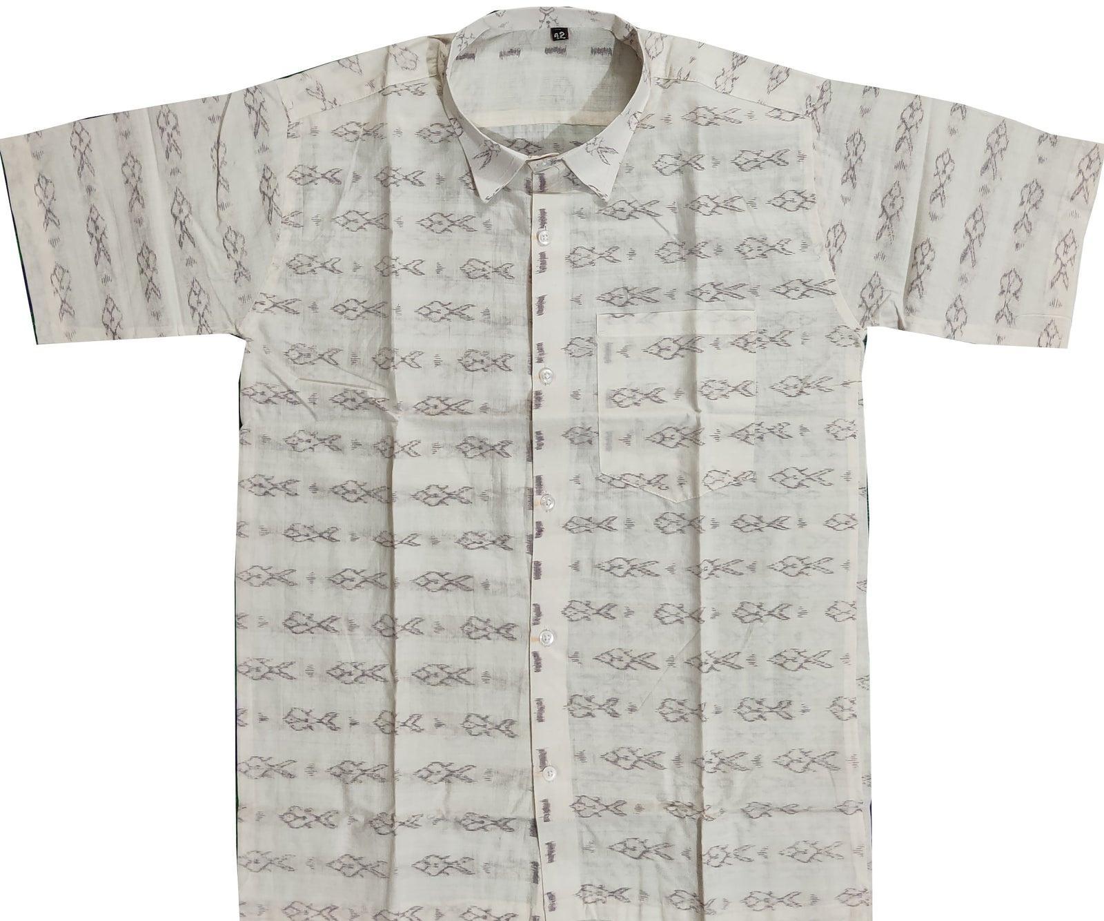 Sambalpuri Half Shirt, Size: 42