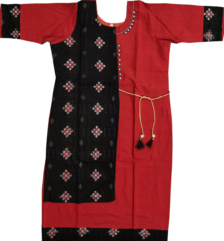 Sambalpuri cotton Kurti. Size-42 XL – OdiKala