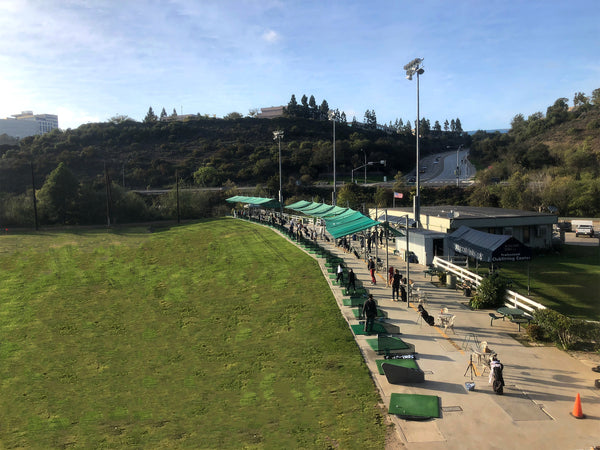 the putting greens are well kept during the start of the tee due to proper golf etiquette