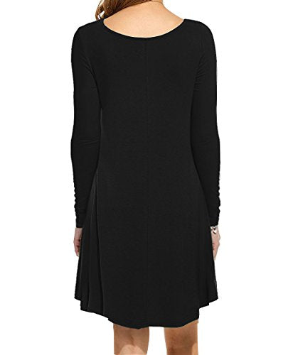 MOLERANI Women's Casual Swing Simple T-shirt Loose Dress – SEXY AFFORDABLE  CLOTHING