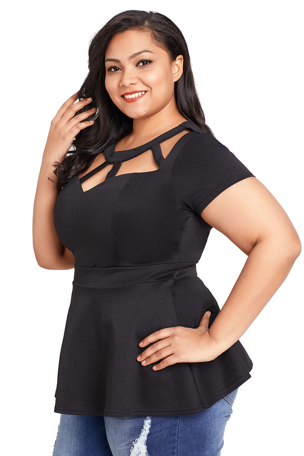 trendy plus size tops