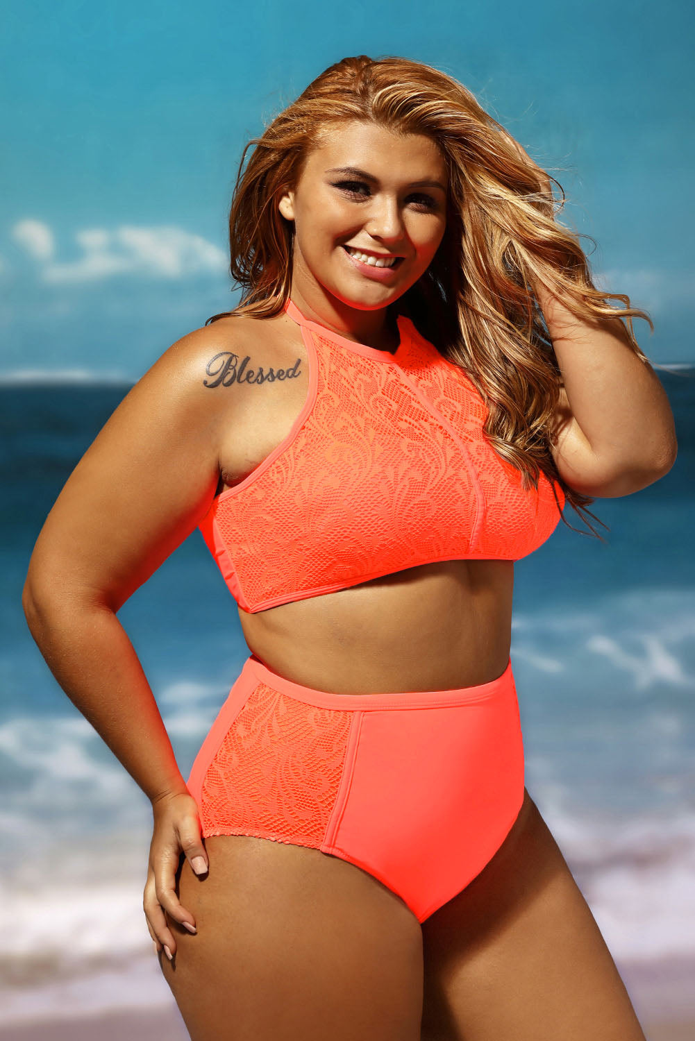 trendy plus size swimwear