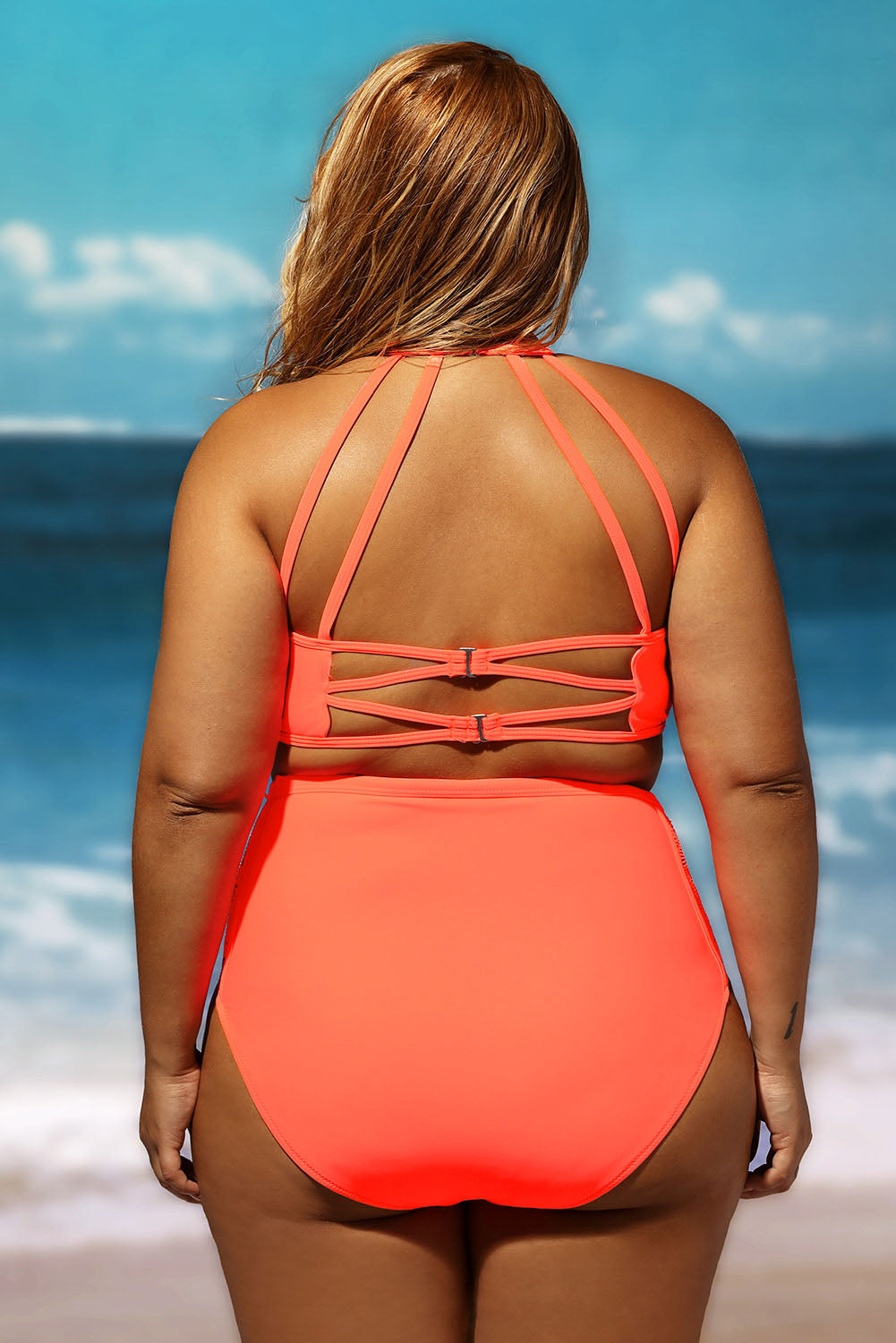 mesh plus size swimsuits