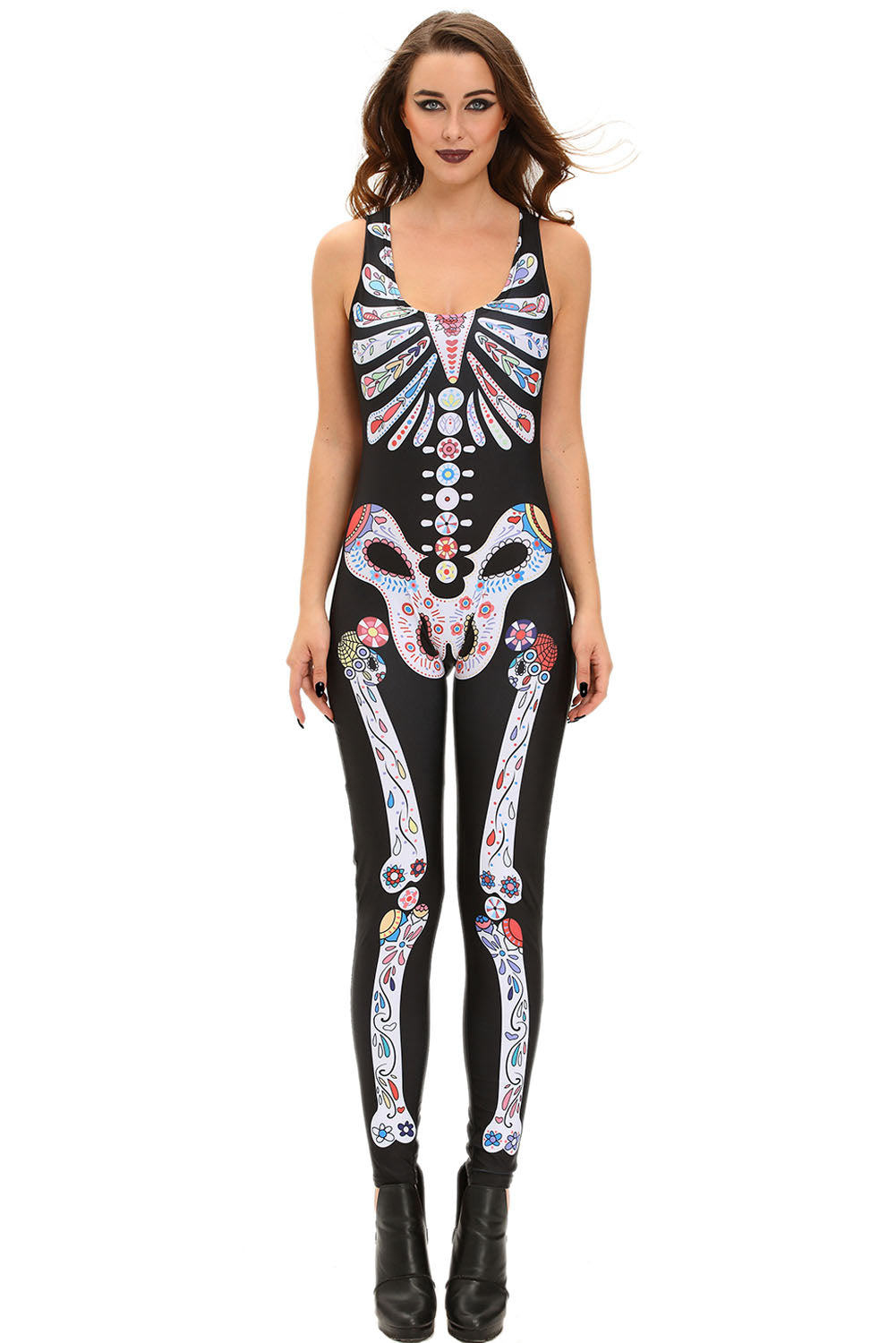 sexy sugar skull halloween costume