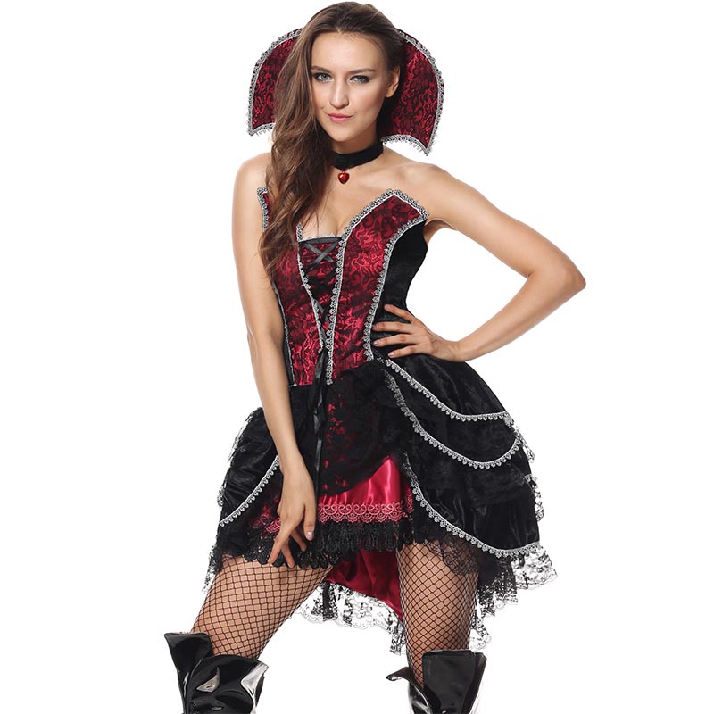 Deluxe Vampire Vixen Halloween Costume #Red #Deluxe Vampire Vixen Cost ...