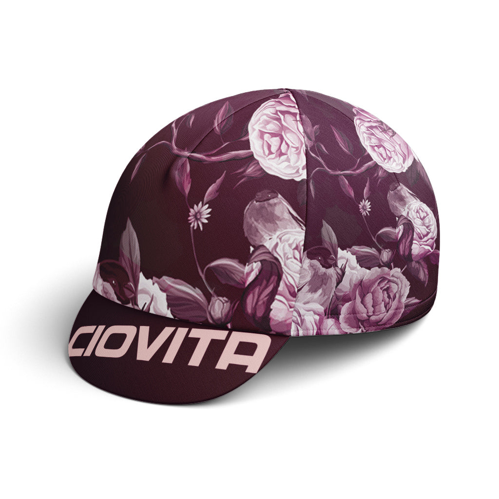 floral cycling cap