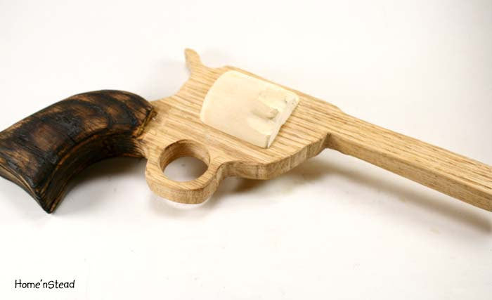 wooden cap gun