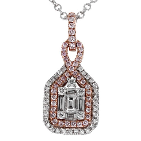 6F605113AQCHPD 18KT Pink Diamond Necklace – GR Precious Color Inc