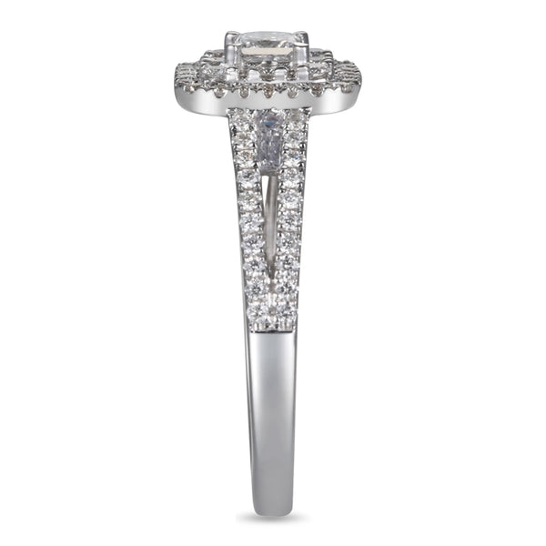 6F052920AWLRD0 18KT White Diamond Ring – GR Precious Color Inc