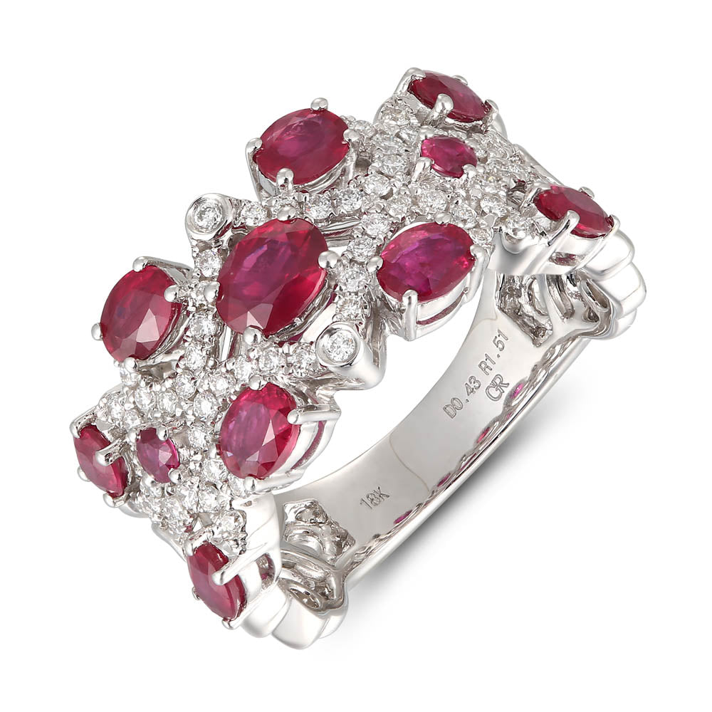 6F071975AWLRDR 18KT Ruby Ring