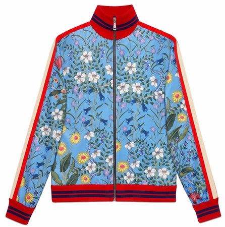 Gucci New Flora Technical Jersey Jacket 