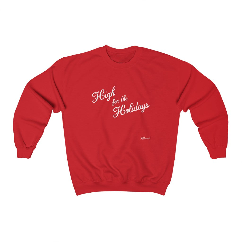 "High For The Holidays" Unisex Crewneck Sweatshirt - Shop Reductress product image