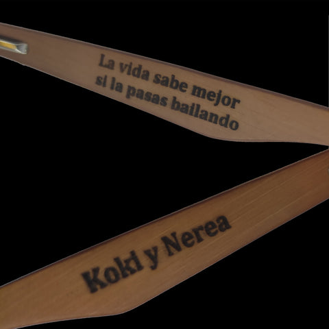 gafas de madera personalizadas 