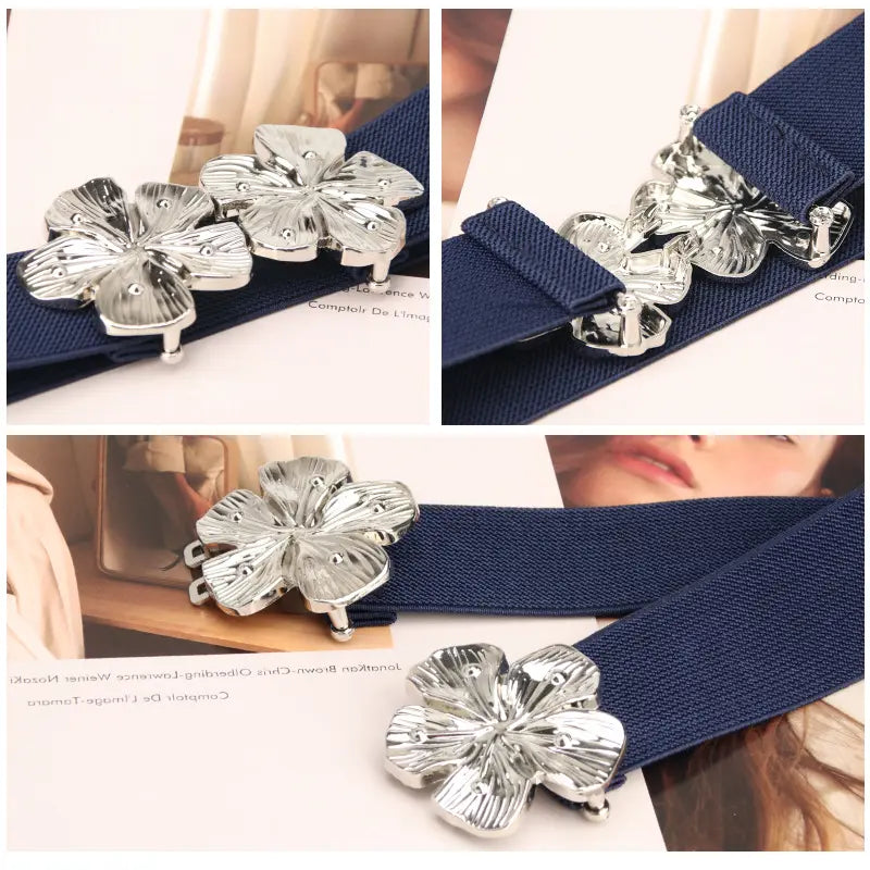 View Silver Flower Belt
