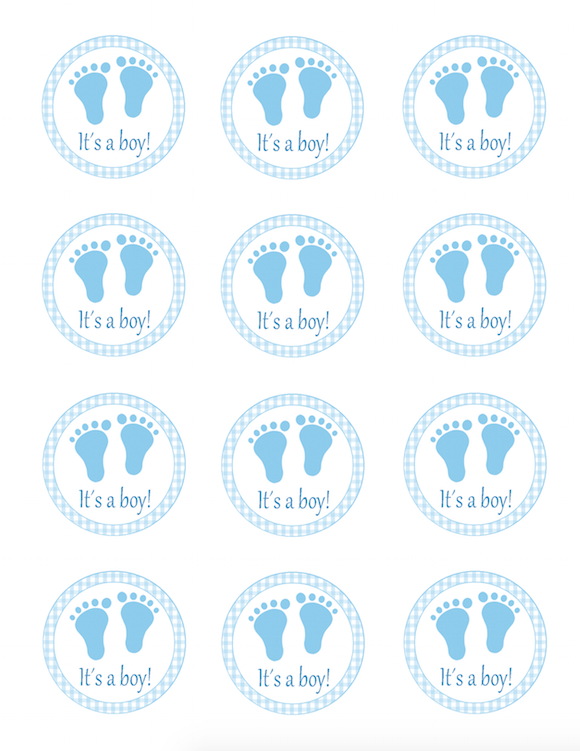 Free Printable Baby Boy Labels