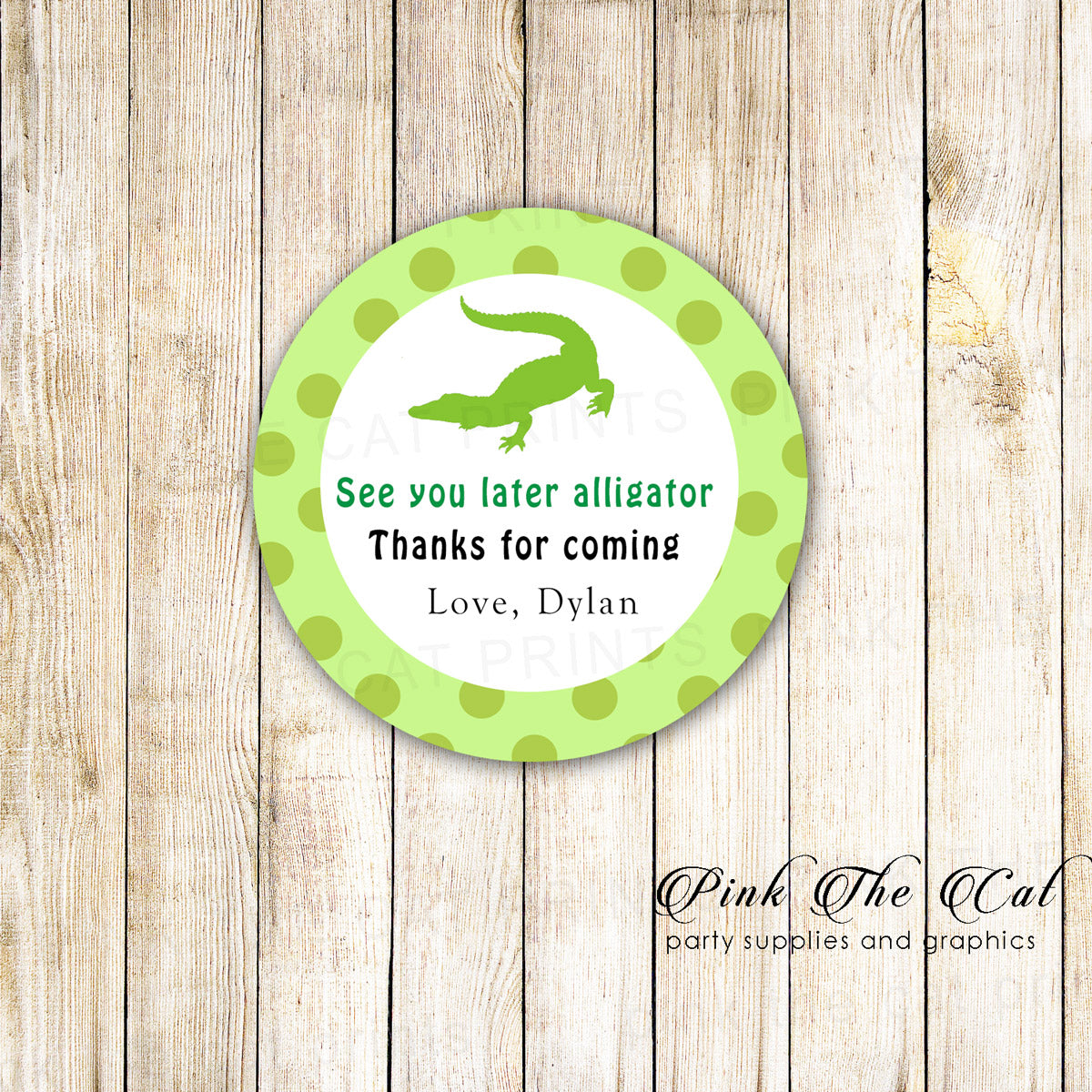 Party Decorations Alligator Cupcake Toppers Party Favor s Printable Home Garden