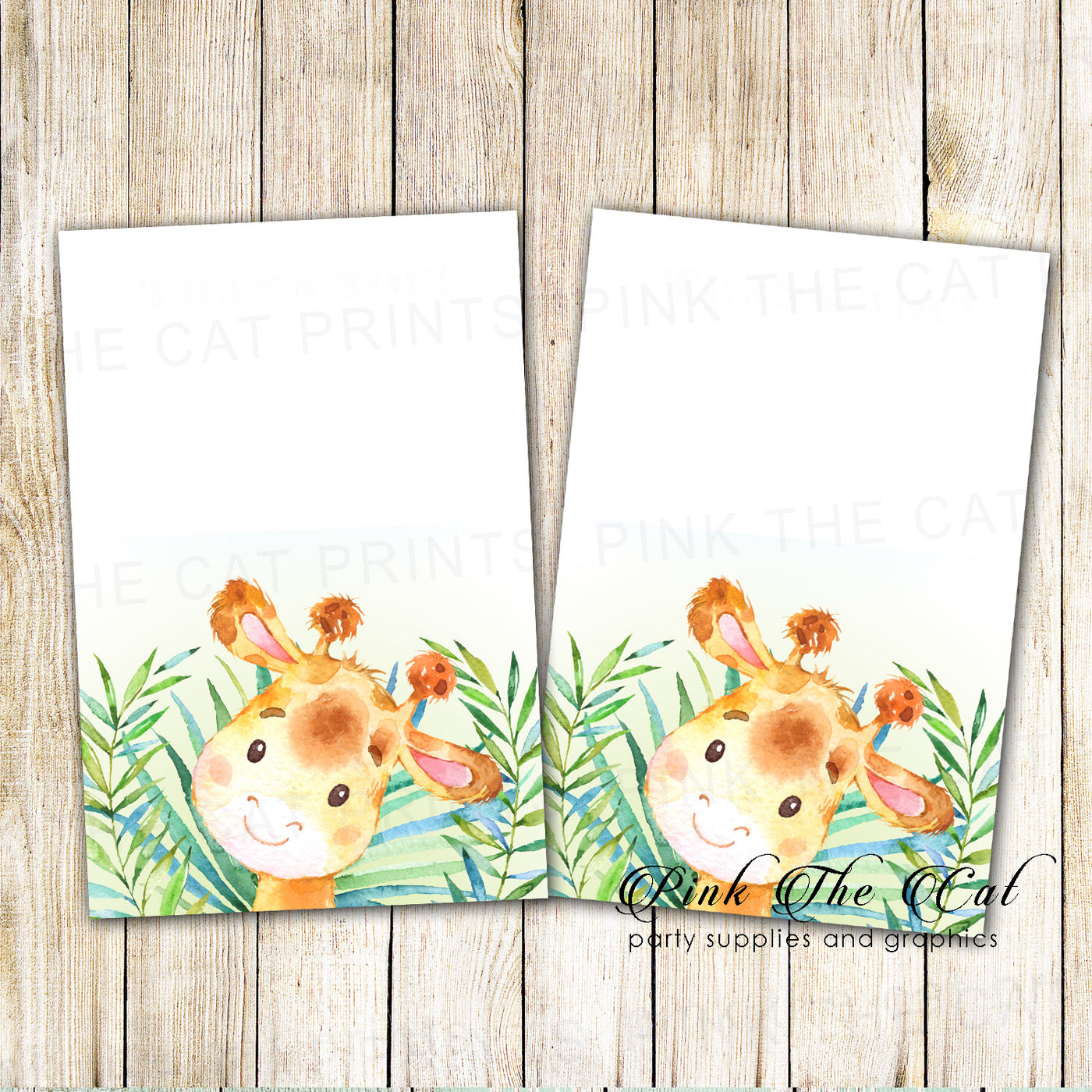 baby-girl-matching-invitations-available-separately-baby-shower-giraffe-thank-you-cards-blank