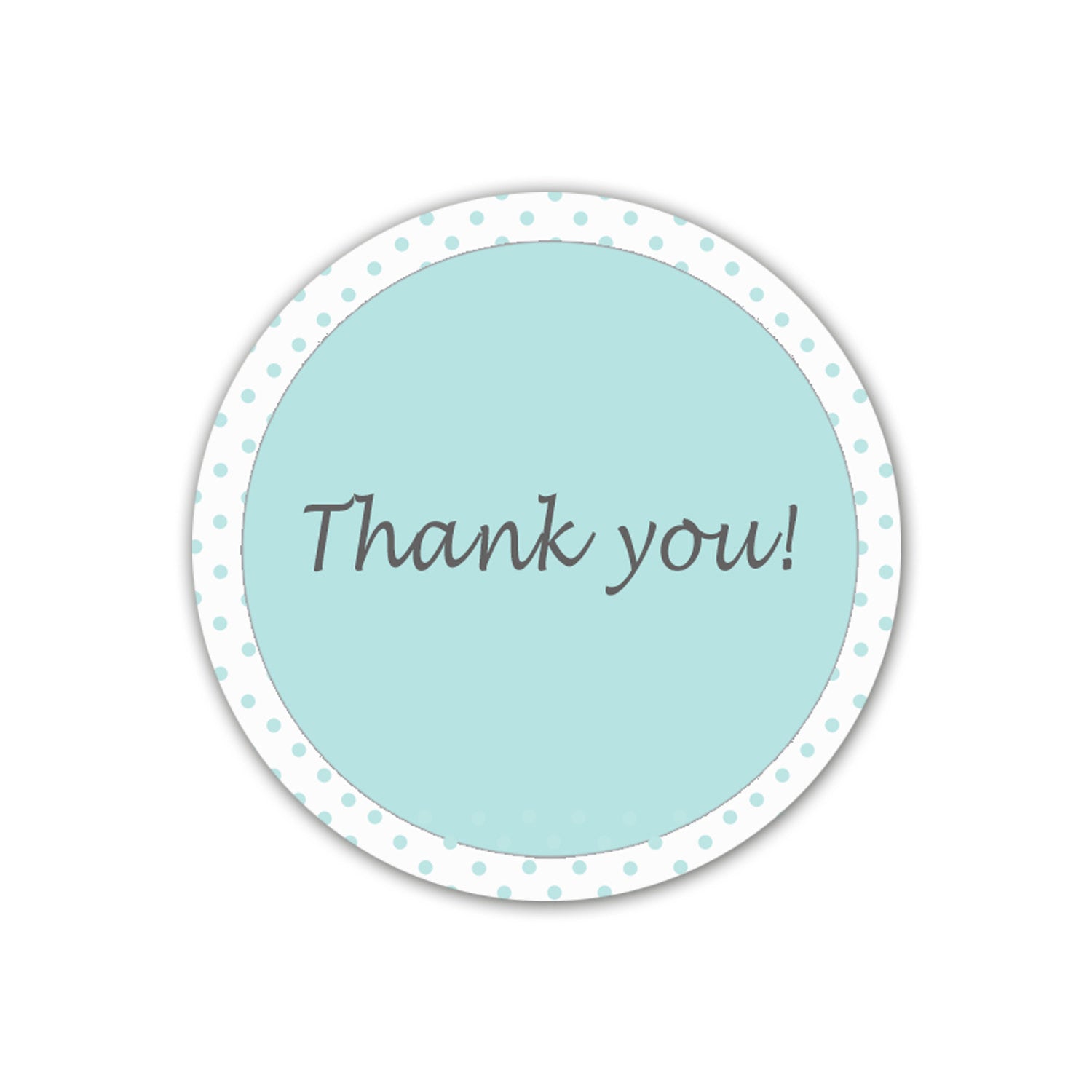 Green Polka Dots Party Thank You Tag - Printable Party Tag Birthday Pa –  Pink the Cat