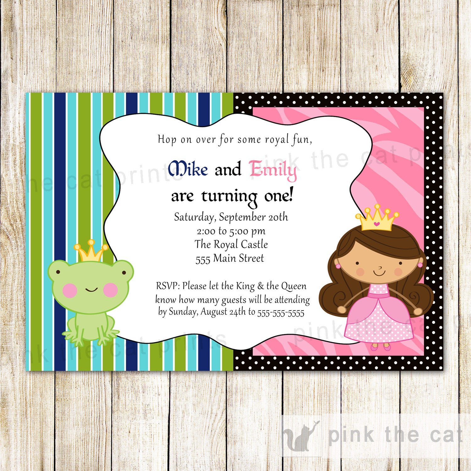 princess and the frog baby shower invitations