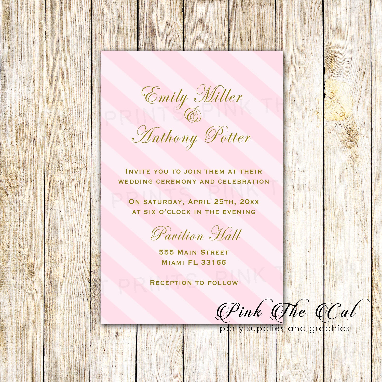 Sweet 16 quinceanera invitations pink gold floral printable