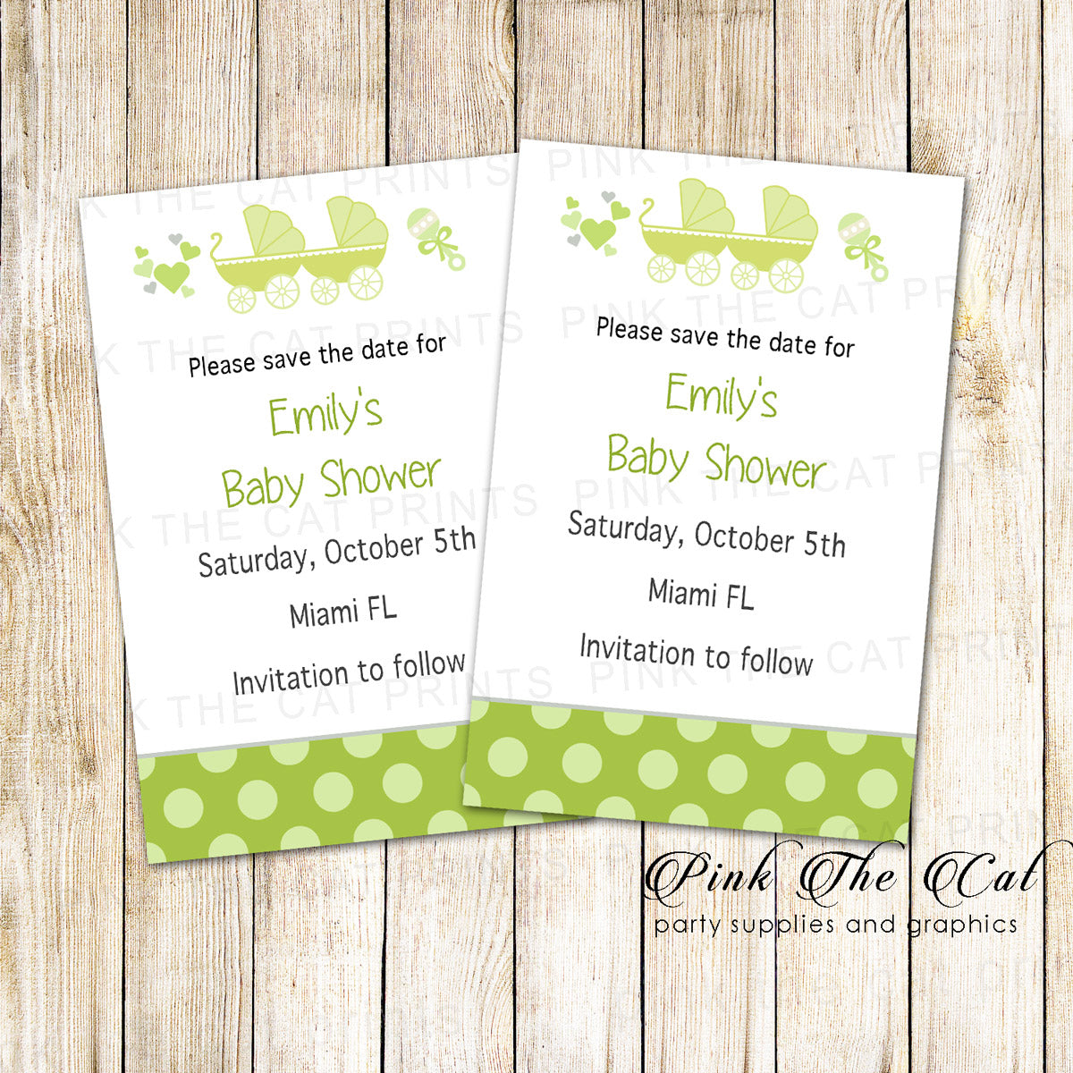 Free Printable Baby Shower Save The Date Cards