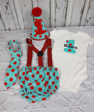 elmo smash cake outfit