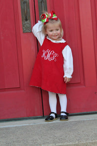 monogrammed dresses for toddlers