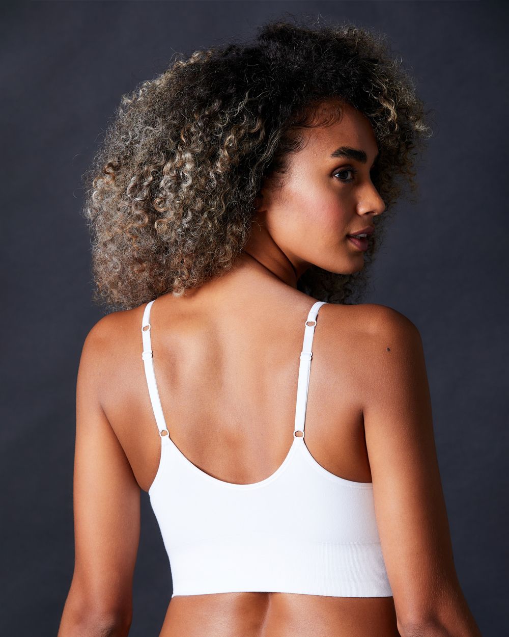 Cabana Cotton Seamless Crop Cami Bralette