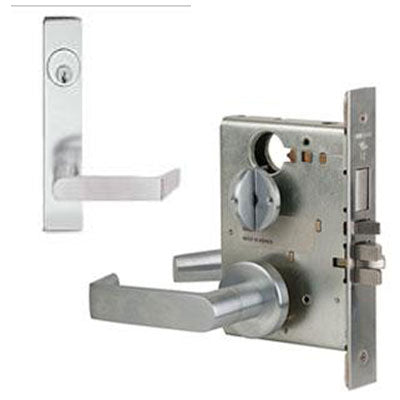 Schlage L9453P 06L Plate Trim Lever Mortise Lock With Cylinder