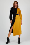 Black And Mustard Dress