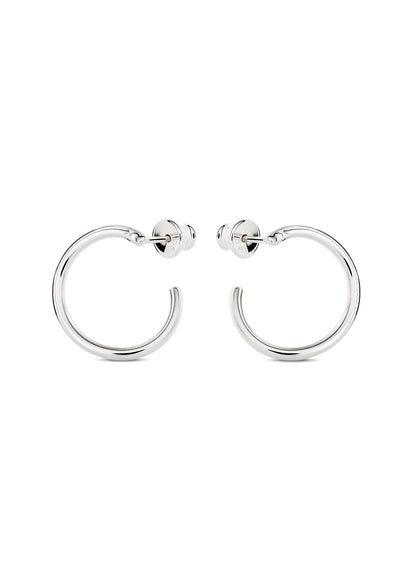 Bad Habit Silver Earrings