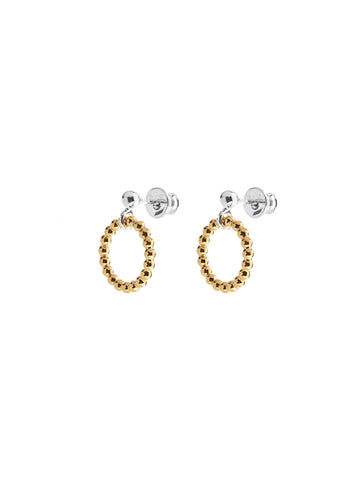 Champagne Circle Earrings