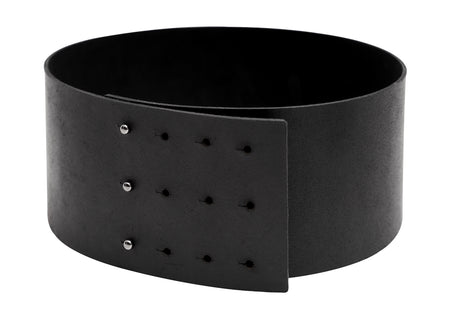 wide leather belt