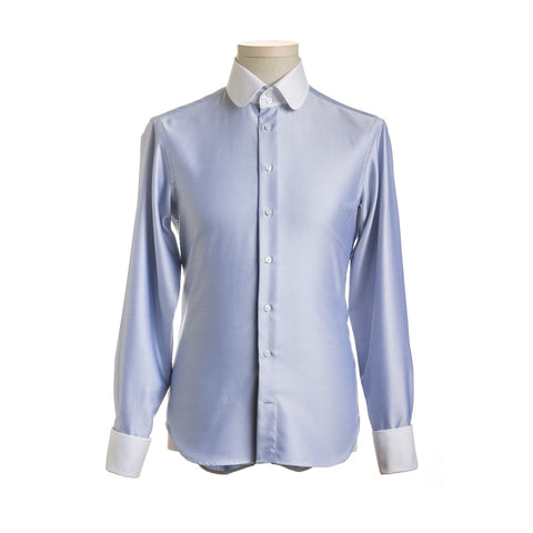 DAFOE Blue Modern Mens Shirt