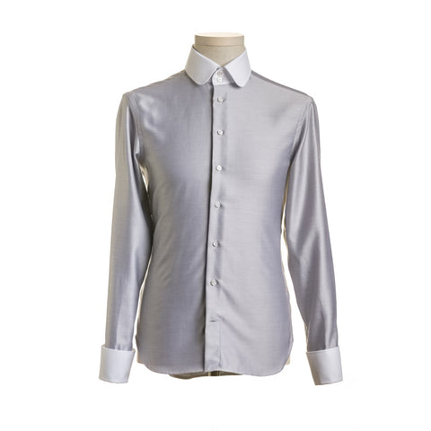 DAFOE Gray Modern Mens Shirt