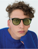 Soft Rounded Sharp Green Supernormal Sunglasses