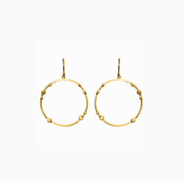 Dot Hoop Earrings