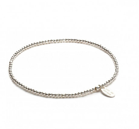 Silver Strech Tiny Bracelet