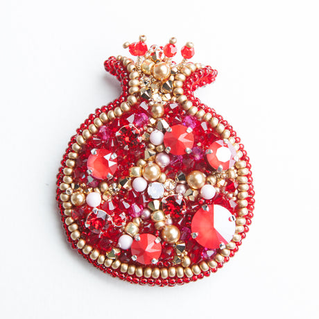 Brooch Pomegranate