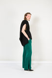 Wide Leg Trousers With Slits