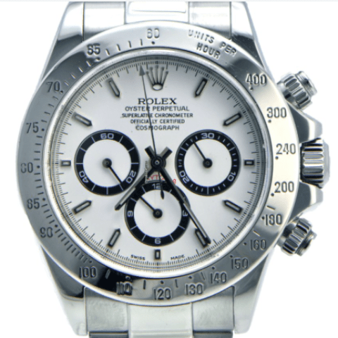 rolex daytona stainless steel zenith movement