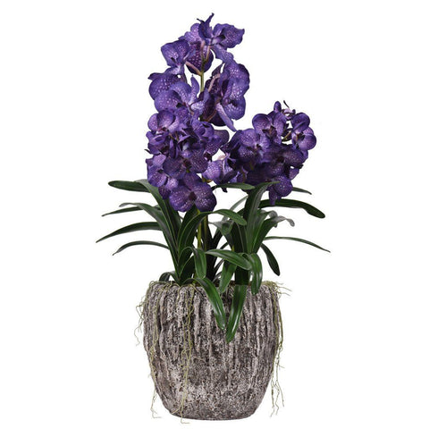 Purple Vanda Artificial Orchid