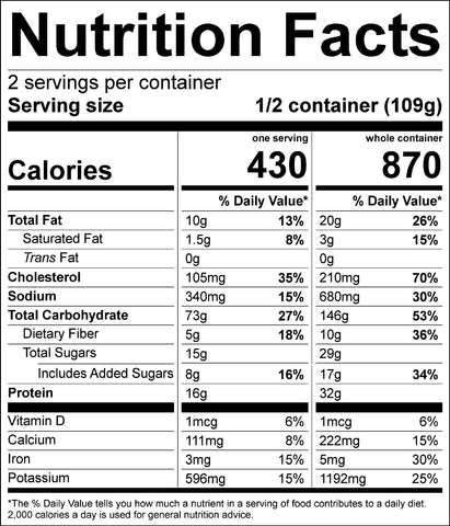Nutritional Info Good To Go