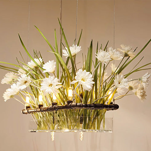 Fixtures designed to hold silk flowers