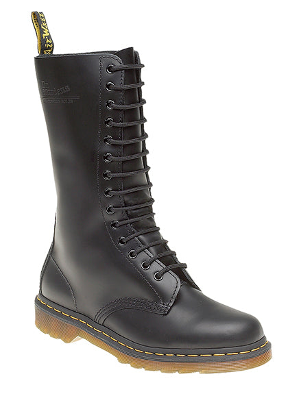 Dr Martens Black Smooth Leather Classic 14 Eyelet DM Boot (DM440A ...