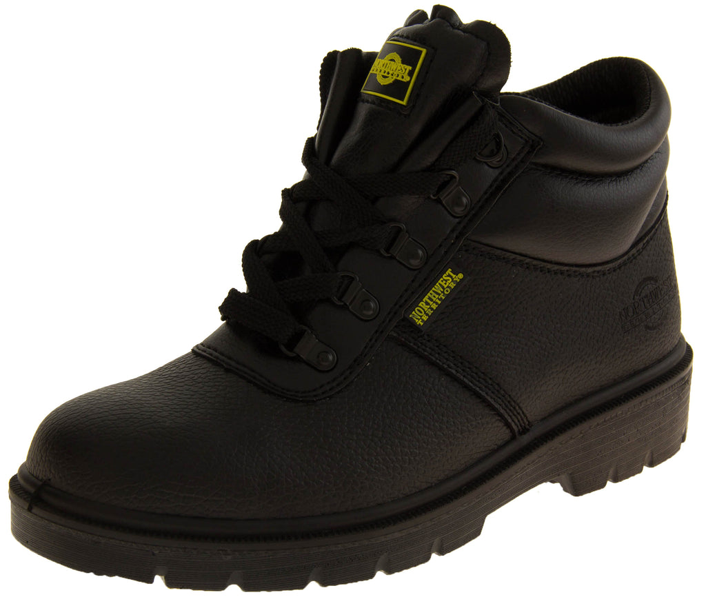 Northwest Territory Lightweight Alberta Black Leather Safety Boots SB -  Forum Safety Footwear